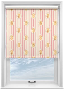 Petal & Block Bolli Stripe, Marigold - Twist & Fit Roller Blind